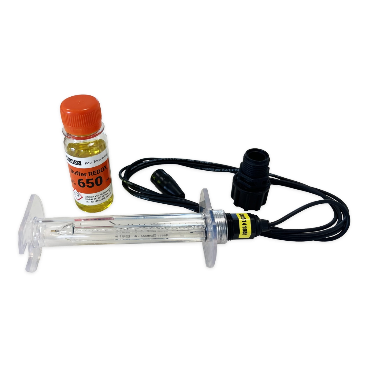 ProMinent Redox (ORP) sensor set, incl. sensor Au, sensor holder, 650mV Kalibrierlösung ProMinent Redox (ORP) sensor set, incl. sensor Au, sensor holder, 650mV Kalibrierlösung