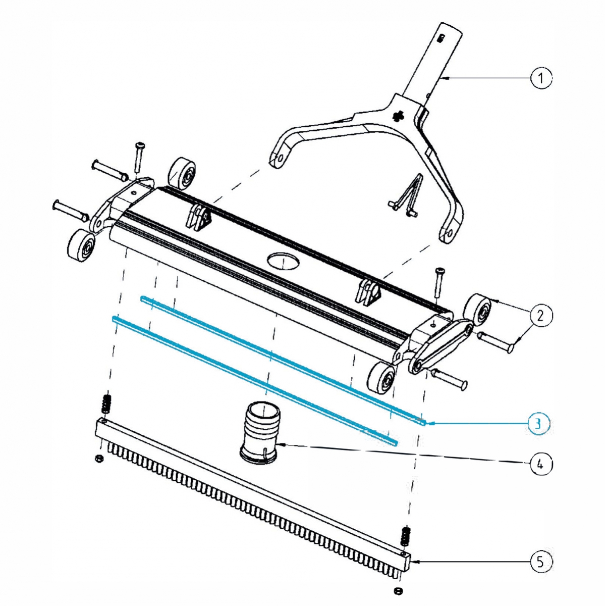 Flat rod for 75587 length 2 pcs each 29,5 cm Flat rod for 75587 length 2 pcs each 29,5 cm