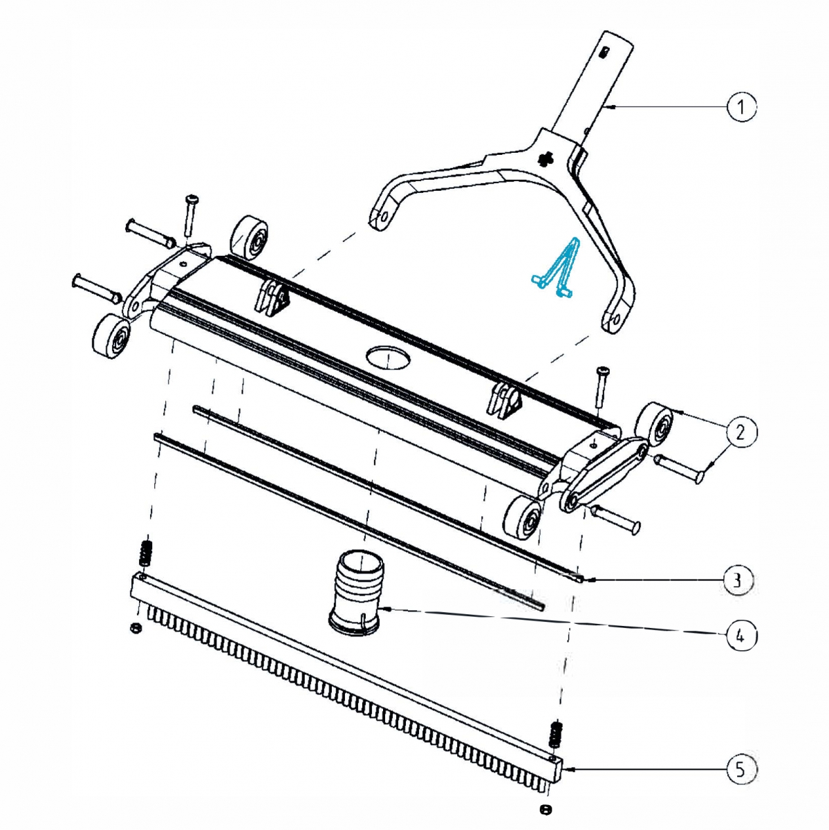 Plastik Clip for handle for 75587+75588 Plastik Clip for handle for 75587+75588