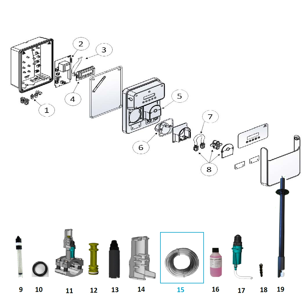 Hydraulic hose PVC, 4 x 6 mm, length: 4 m, transparent Hydraulic hose PVC, 4 x 6 mm, length: 4 m, transparent