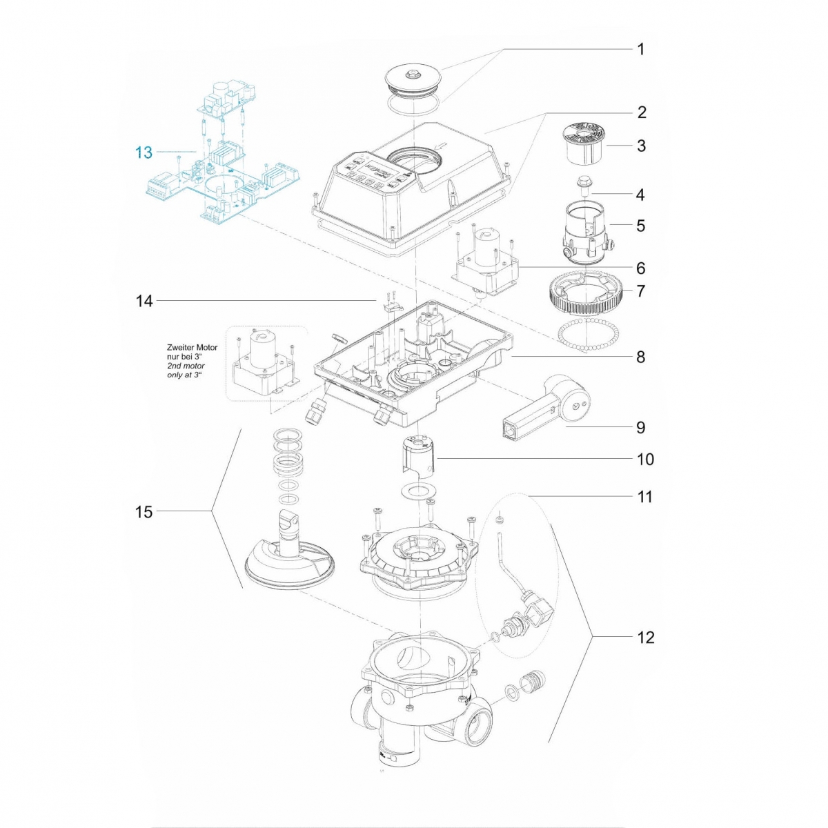 Spare part kit for Aquastar Control main circuit board 230V Spare part kit for Aquastar Control main circuit board 230V