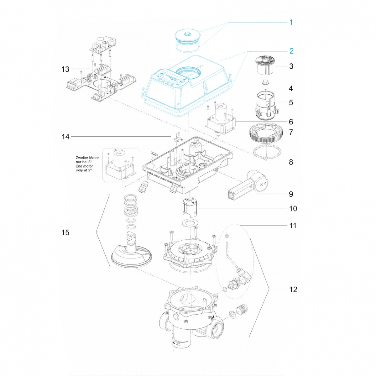 Spare part kit for Aquastar Control -display with lid Spare part kit for Aquastar Control -display with lid