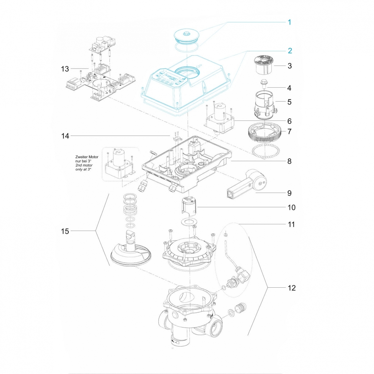 Spare part kit for Aquastar Control -display with lid Spare part kit for Aquastar Control -display with lid