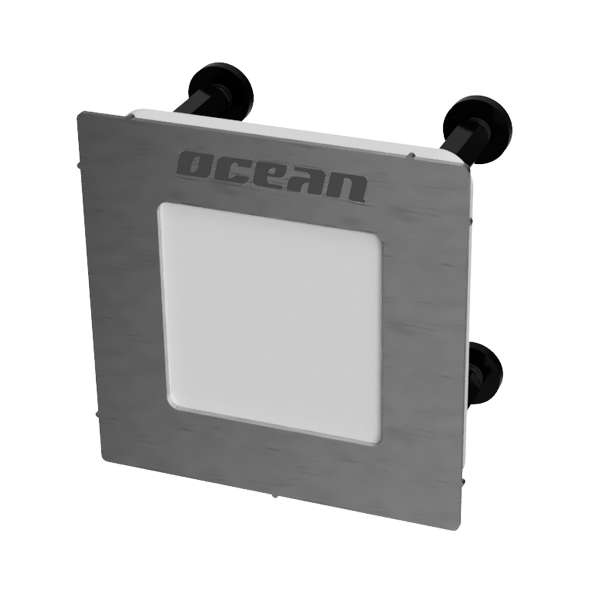Ocean® under water light complete set „Square“, V4A, brushed, 110x110, for liner-, concrete-, tile and stainless steel pools, RGBW LED, approx. 2500 lumen, incl. 15m cable, inkl. flange set Ocean® under water light complete set „Square“, V4A, brushed, 110x110, for liner-, concrete-, tile and stainless steel pools, RGBW LED, approx. 2500 lumen, incl. 15m cable, inkl. flange set