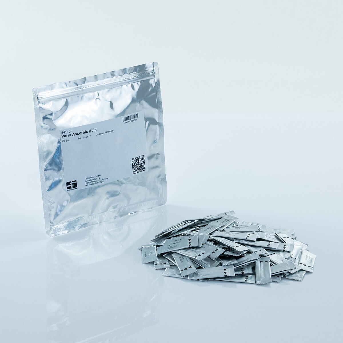 Lovibond® Pulverreagenzie Vario Ascorbinsäure, 100 Stück, schnell löslich Lovibond® Pulverreagenzie Vario Ascorbinsäure, 100 Stück, schnell löslich