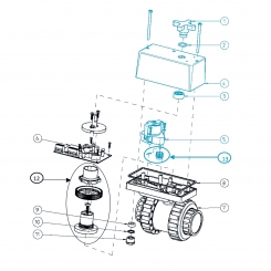 Spare part kit for eo510 ECO motor 230VAC higher cover new Spare part kit for eo510 ECO motor 230VAC higher cover new