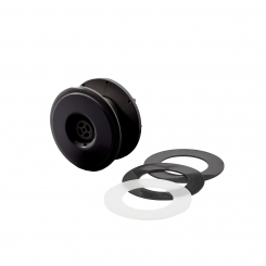 Inlet nozzle Ocean®  for polyester pools ABS black, set (sealing set and clamp nut) Inlet nozzle Ocean®  for polyester pools ABS black, set (sealing set and clamp nut)