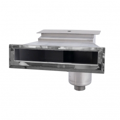 Ocean® Hochwasserstandskimmer Edelstahl V4A High500 poliert 