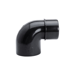IBG® reduced elbow 90° solvent socket / solvent spigot, black (for solar systems), PN16 