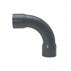 IBG® bend 90° solvent socket, PN16, grey 