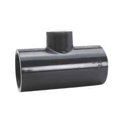 IBG® Tee 90° solvent socket / reduced, PN16, grey 