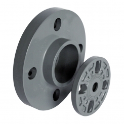 Praher Plastics PVC-u fix flange DIN-ANSI-JIS, PN10 