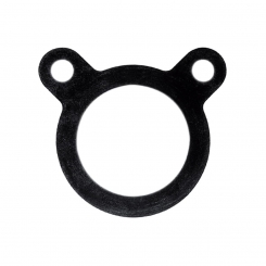IBG® flat gasket for flange adapter, with 2 screw holes (EPDM) 