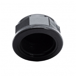 IBG® caps female thread, PN10, grey 