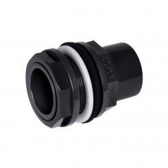 IBG® tank adapter solvent socket/solvent spigot - BSP male thread sealing rings EPDM and polyamide, grea 
