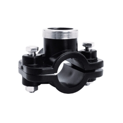 IBG® clamp saddle type A, pipe female thread with stainless steel ring 