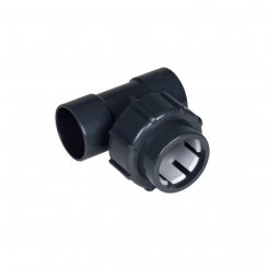 IBG® FlexFit® adapter tee 90°, clamp – solvent socket 