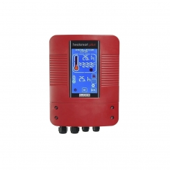 Touch screen heat controller, incl. 1 m cable flow switch and 1 m cable NTC temperature sensor, RS485 MODBUS data transmission, app control Touch screen heat controller, incl. 1 m cable flow switch and 1 m cable NTC temperature sensor, RS485 MODBUS data transmission, app control