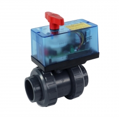 Ball Valve S6 2W DN40 PVC grey PVCu solvent socket d50 metric PN3 EPDM PTFE EO510 ECO 230VAC Ball Valve S6 2W DN40 PVC grey PVCu solvent socket d50 metric PN3 EPDM PTFE EO510 ECO 230VAC