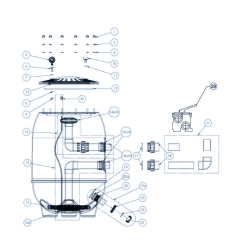 BREGENZ 2 drainage parts filter complete BREGENZ 2 drainage parts filter complete