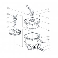 Spare Parts Backwash Valve SM/TM 2" 