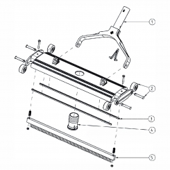 Replacement spring for vacuum cleaner heavy construction 75587 and 75588 Replacement spring for vacuum cleaner heavy construction 75587 and 75588