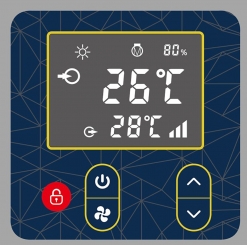 Touch controller and display for all Smart full inverter heat pumps iQ Inver Silence Touch controller and display for all Smart full inverter heat pumps iQ Inver Silence