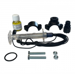 Redox (ORP) sensor incl. sensor holder ½" external thread, incl. 650 mV solution, with saddle clamp Redox (ORP) sensor incl. sensor holder ½" external thread, incl. 650 mV solution, with saddle clamp